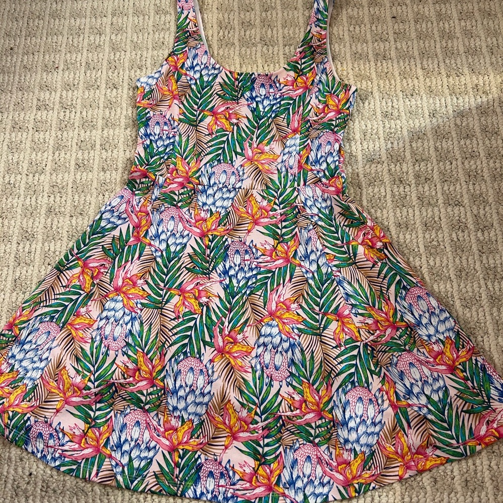 Divided by H&M Sleeveless Floral Dress Size 8